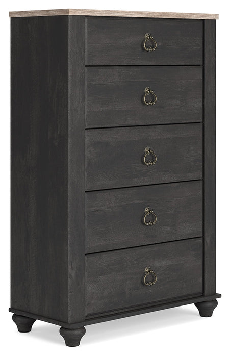 Nanforth Two-tone Chest of Drawers - B3670-46 - Vega Furniture