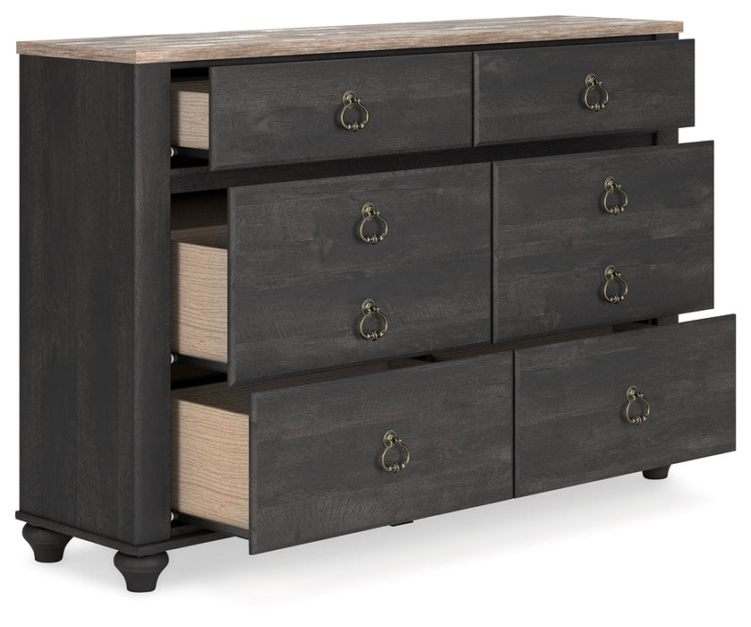 Nanforth Two-tone Dresser - B3670-31 - Vega Furniture