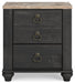 Nanforth Two-tone Nightstand - B3670-92 - Vega Furniture