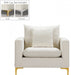 Naomi Cream Velvet Chair - 633Cream-C - Vega Furniture