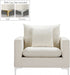 Naomi Cream Velvet Chair - 633Cream-C - Vega Furniture