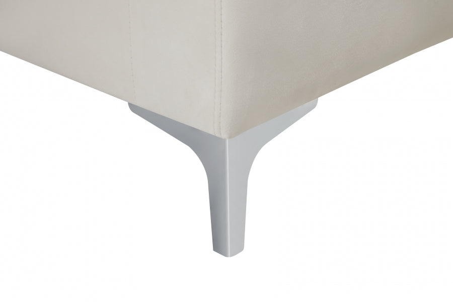 Naomi Cream Velvet Chair - 633Cream-C - Vega Furniture