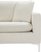 Naomi Cream Velvet Loveseat - 633Cream-L - Vega Furniture