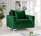 Naomi Green Velvet Chair - 633Green-C - Vega Furniture