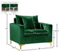 Naomi Green Velvet Chair - 633Green-C - Vega Furniture