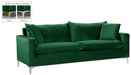 Naomi Green Velvet Sofa - 633Green-S - Vega Furniture