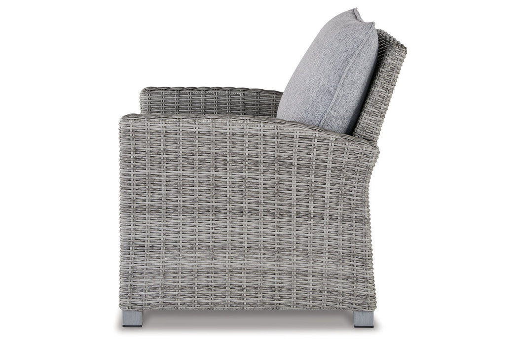 NAPLES BEACH Light Gray Lounge Chair with Cushion - P439-820 - Vega Furniture