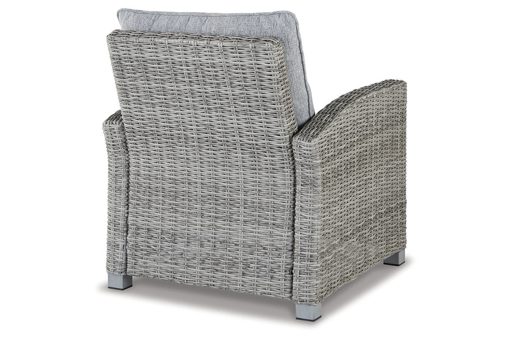 NAPLES BEACH Light Gray Lounge Chair with Cushion - P439-820 - Vega Furniture