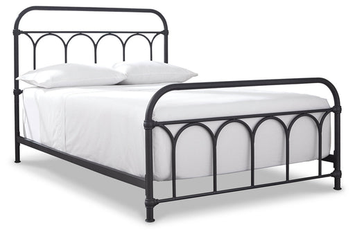 Nashburg Black Full Metal Bed - B280-672 - Vega Furniture