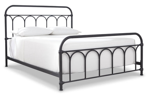 Nashburg Black Queen Metal Bed - B280-681 - Vega Furniture