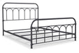 Nashburg Black Queen Metal Bed - B280-681 - Vega Furniture