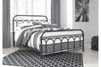 Nashburg Black Queen Metal Bed - B280-681 - Vega Furniture