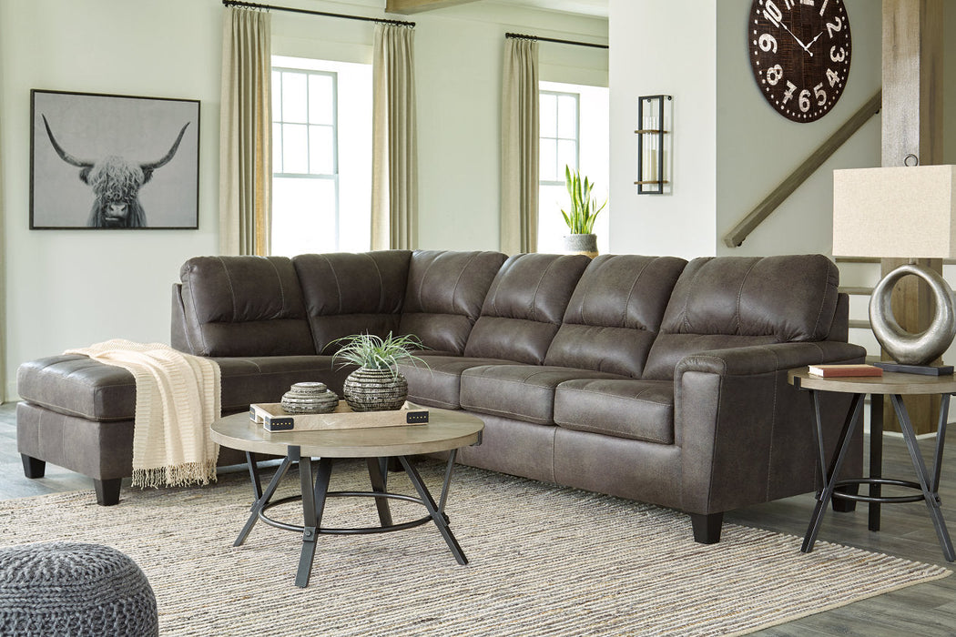 Navi Smoke LAF Sectional - SET | 9400216 | 9400267 | 9400225 - Vega Furniture