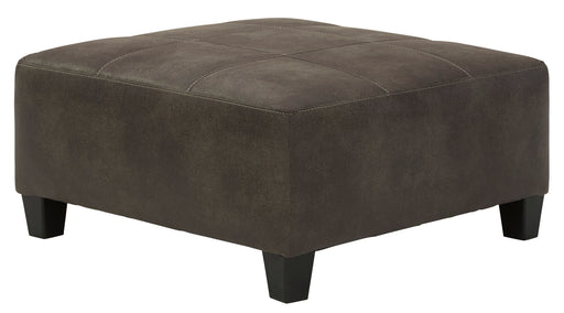 Navi Smoke Oversized Accent Ottoman - 9400208 - Vega Furniture