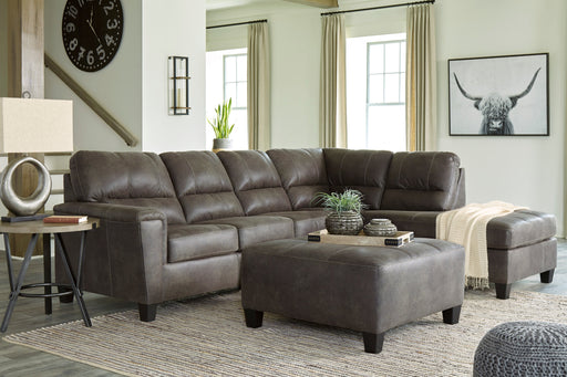 Navi Smoke RAF Sleeper Sectional - SET | 9400217 | 9400269 | 9400208 | 9400225 - Vega Furniture