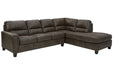 Navi Smoke RAF Sleeper Sectional - SET | 9400217 | 9400269 | 9400208 | 9400225 - Vega Furniture