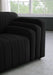 Naya Black Velvet Chair - 637Black-C - Vega Furniture