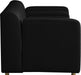 Naya Black Velvet Loveseat - 637Black-L - Vega Furniture