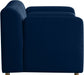 Naya Blue Velvet Chair - 637Navy-C - Vega Furniture