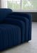 Naya Blue Velvet Loveseat - 637Navy-L - Vega Furniture