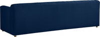 Naya Blue Velvet Sofa - 637Navy-S - Vega Furniture