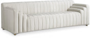 Naya Cream Velvet Sofa - 637Cream-S - Vega Furniture