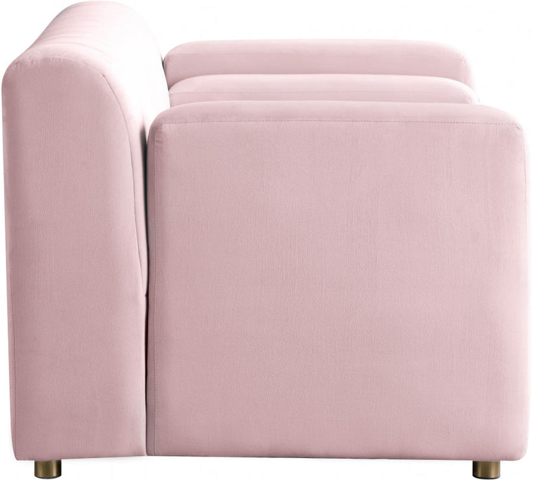 Naya Pink Velvet Chair - 637Pink-C - Vega Furniture