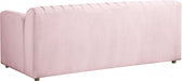 Naya Pink Velvet Loveseat - 637Pink-L - Vega Furniture