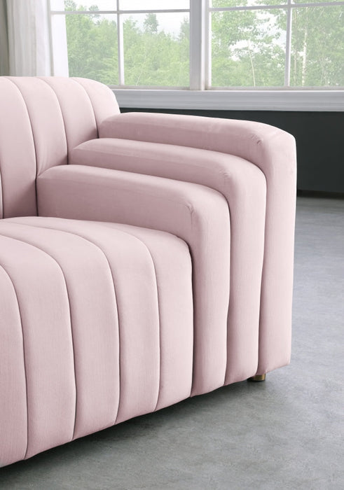 Naya Pink Velvet Loveseat - 637Pink-L - Vega Furniture