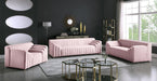 Naya Pink Velvet Loveseat - 637Pink-L - Vega Furniture