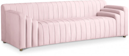 Naya Pink Velvet Sofa - 637Pink-S - Vega Furniture