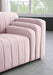 Naya Pink Velvet Sofa - 637Pink-S - Vega Furniture