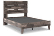 Neilsville Multi Gray Full Panel Platform Bed - SET | EB2120-112 | EB2120-156 - Vega Furniture