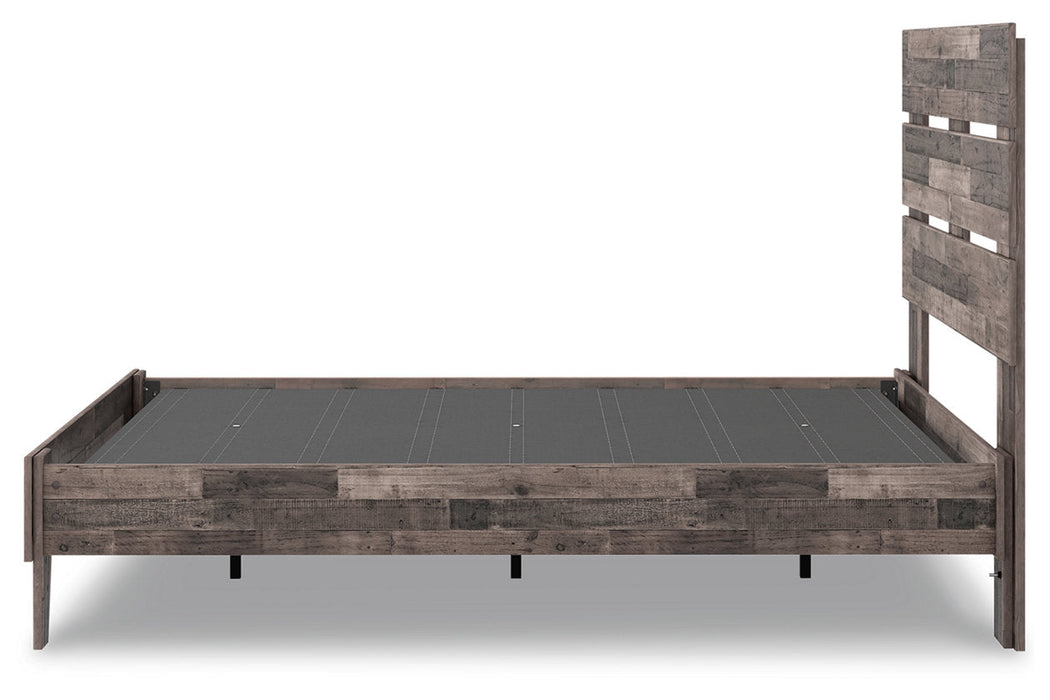 Neilsville Multi Gray Full Panel Platform Bed - SET | EB2120-112 | EB2120-156 - Vega Furniture