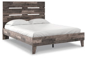 Neilsville Multi Gray Queen Panel Platform Bed - SET | EB2120-113 | EB2120-157 - Vega Furniture