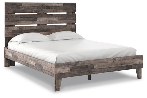 Neilsville Multi Gray Queen Panel Platform Bed - SET | EB2120-113 | EB2120-157 - Vega Furniture
