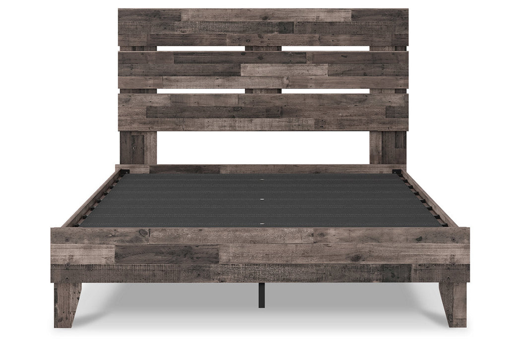 Neilsville Multi Gray Queen Panel Platform Bed - SET | EB2120-113 | EB2120-157 - Vega Furniture