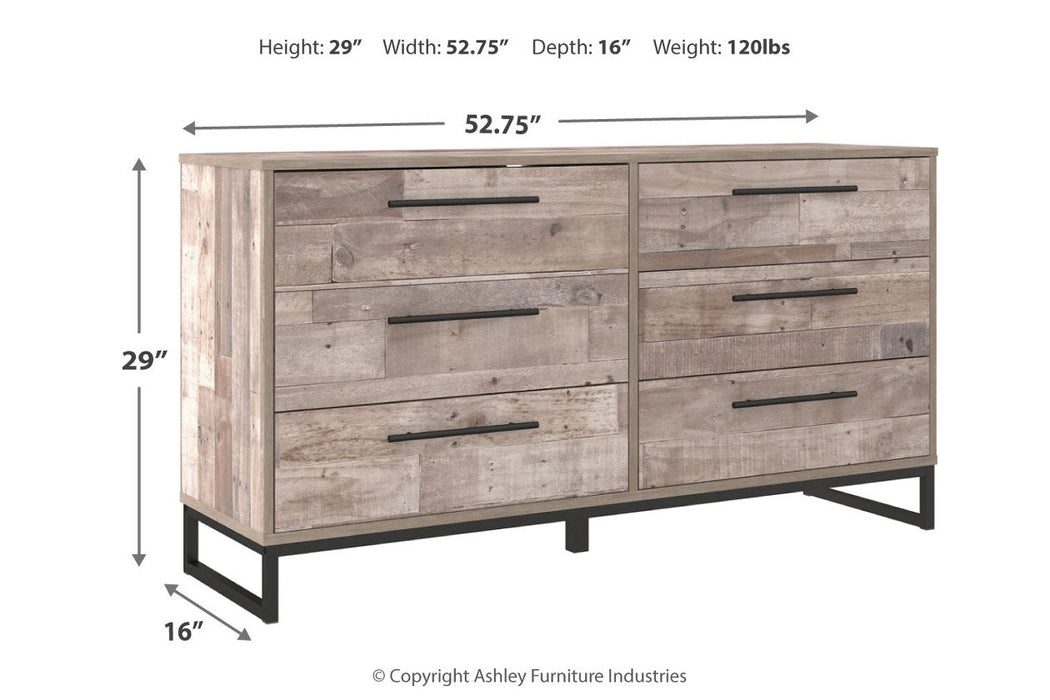 Neilsville Whitewash Dresser - EB2320-131 - Vega Furniture
