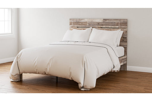 Neilsville Whitewash Full Panel Platform Bed - SET | EB2320-112 | EB2320-156 - Vega Furniture