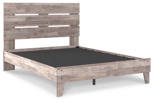 Neilsville Whitewash Queen Panel Platform Bed - SET | EB2320-113 | EB2320-157 - Vega Furniture
