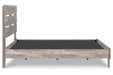 Neilsville Whitewash Queen Panel Platform Bed - SET | EB2320-113 | EB2320-157 - Vega Furniture