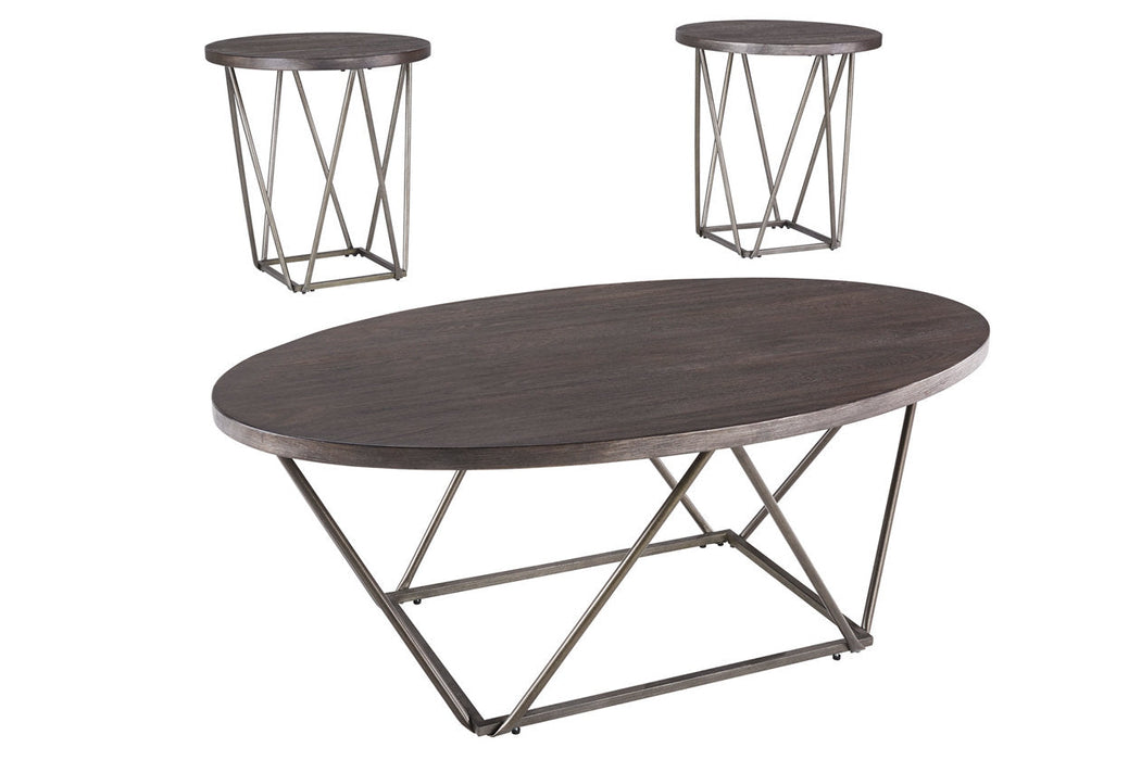 Neimhurst Dark Brown Table, Set of 3 - T384-13 - Vega Furniture
