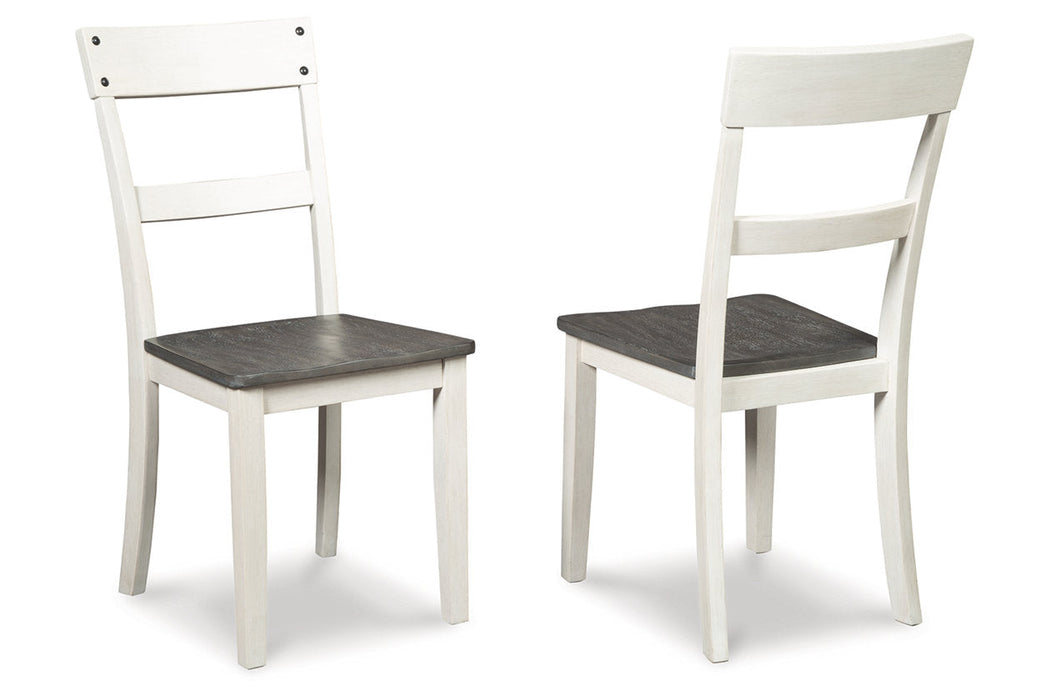 Nelling Two-tone Dining Chair, Set of 2 - D287-01 - Vega Furniture
