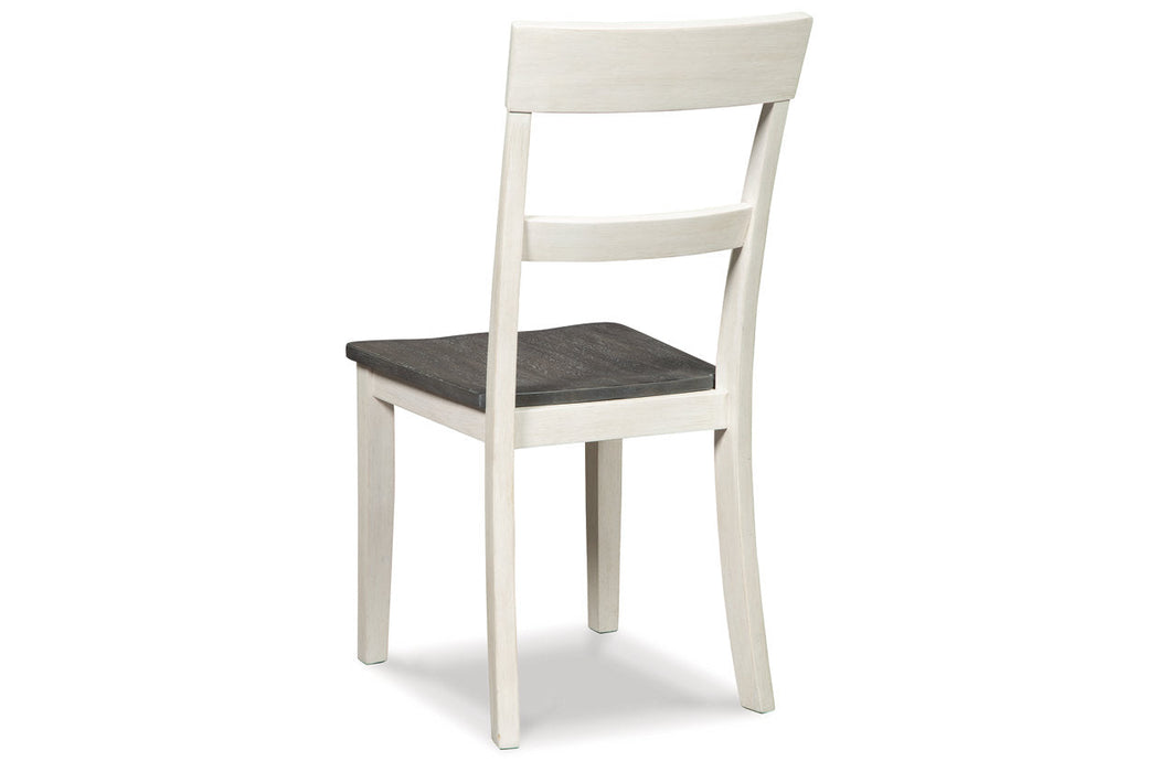 Nelling Two-tone Dining Chair, Set of 2 - D287-01 - Vega Furniture