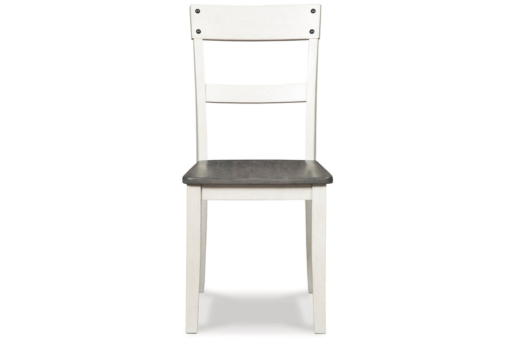 Nelling Two-tone Dining Chair, Set of 2 - D287-01 - Vega Furniture