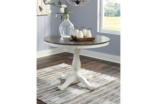 Nelling Two-tone Dining Table - SET | D287-15B | D287-15T - Vega Furniture