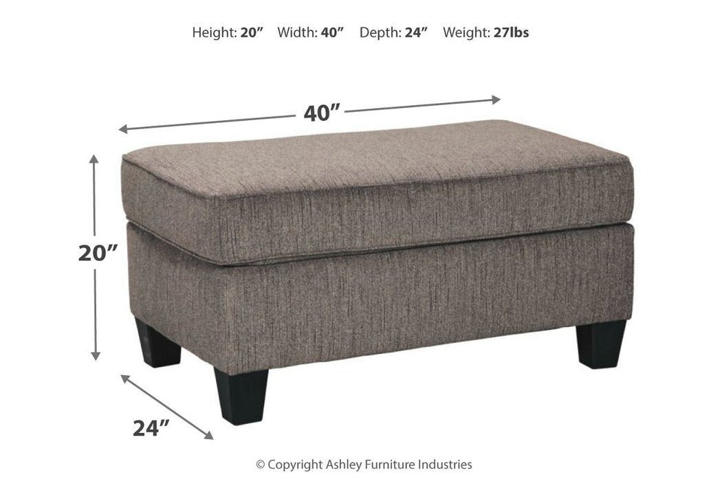 Nemoli Slate Ottoman - 4580614 - Vega Furniture