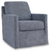 Nenana Next-Gen Nuvella Denim Swivel Glider Accent Chair - A3000646 - Vega Furniture