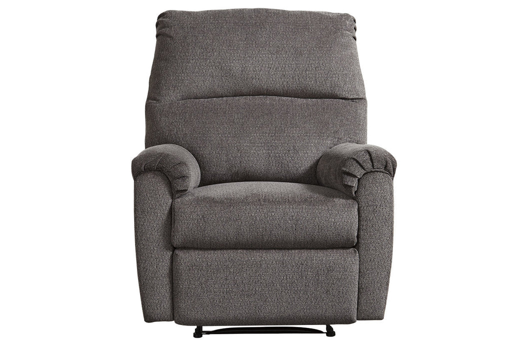 Nerviano Gray Recliner - 1080329 - Vega Furniture
