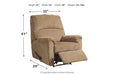 Nerviano Mocha Recliner - 1080129 - Vega Furniture